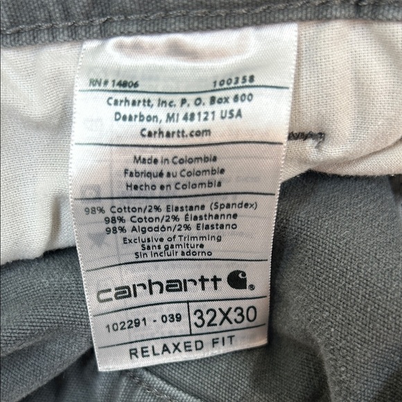 Carhartt Gray Relaxed Fit Jeans Size 32 x 30 - Picture 10 of 11